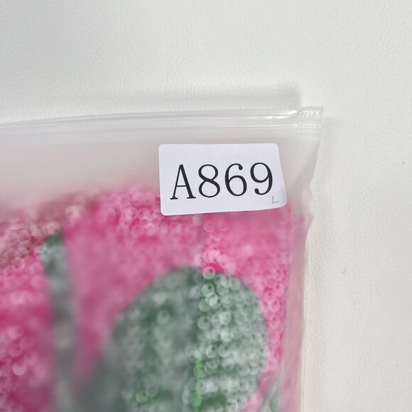 $450 NWT Farm Rio Pink Sequins Anthurium Flowers Slip Maxi Dress Size L - Picture 15 of 15